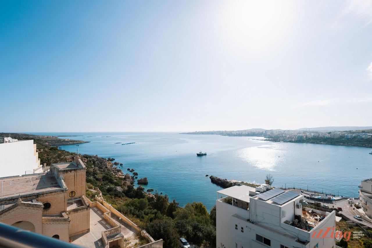 Insta Worthy Gorgeous Seaview Penthouse Apartment St. Paul's Bay Luaran gambar